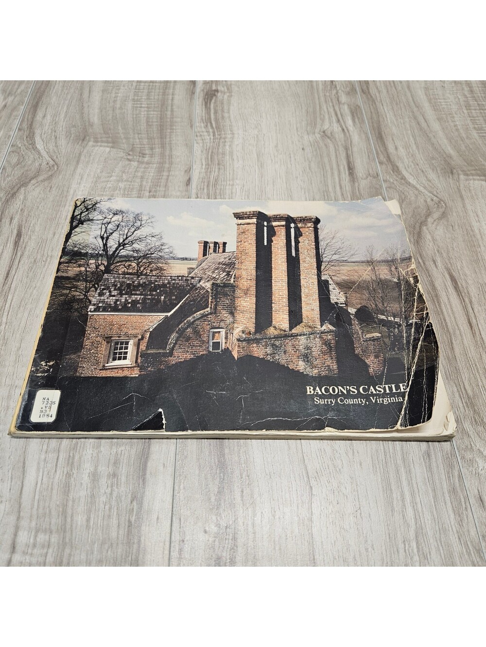 Bacon's Castle Surry County, Virginia Architectural Former Libary Book